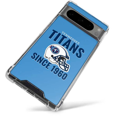 NFL Tennessee Titans Helmet Google Pixel 8 Pro Clear Case